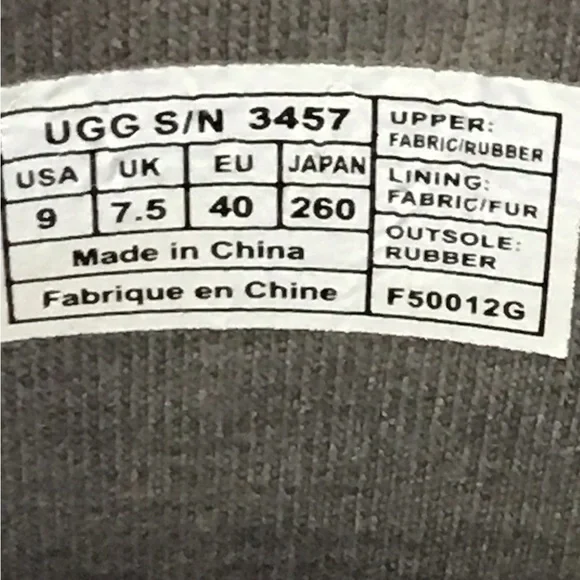 UGG Plaid Rain Boots sz. 9 - Picture 6 of 7